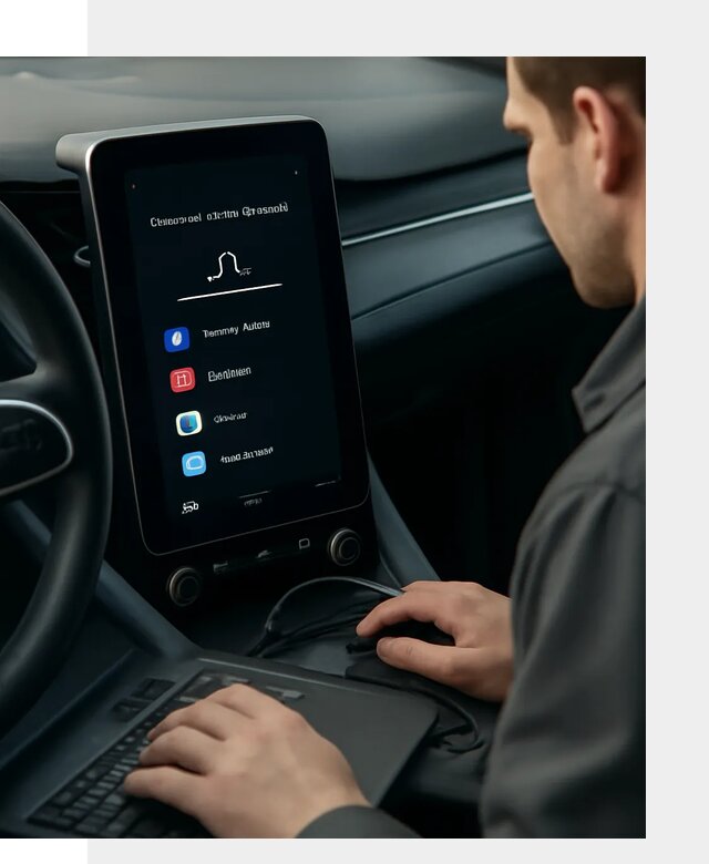 Установка приложений Lynk Co на автомобиль в Люберцах